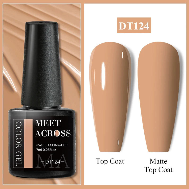 7ml Super Top Coat Gel Nail Base Gel Matte Top Coat Semi-Permanent