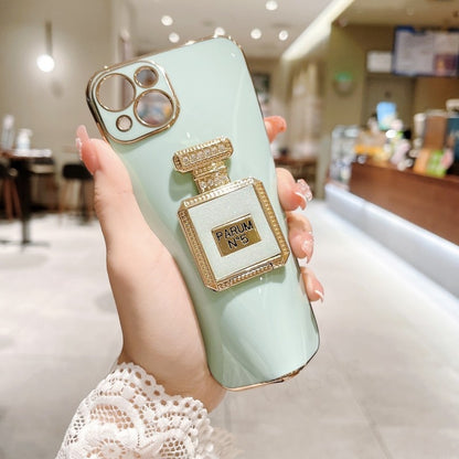 Bling Perfume  Holder Phone Case For iphone  Bracket Plating Cover