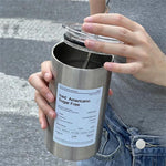 Mug Coffee Cup  Stainless Steel Water Drinks