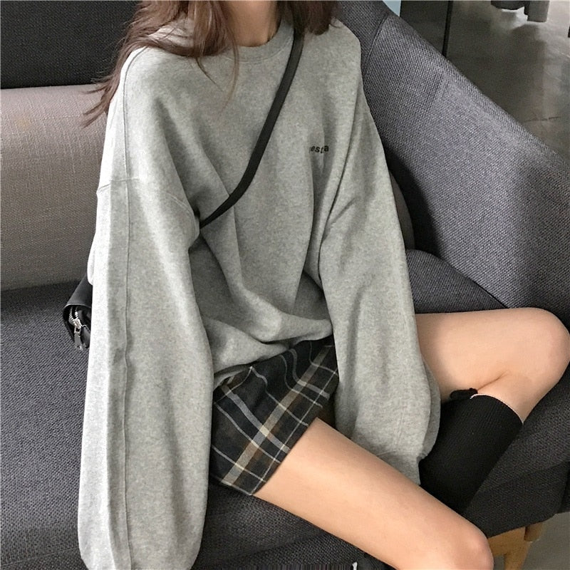 hoodies women fashion Long Sleeve Hoodie Sweatshirt Harajuku