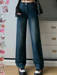 High Waist Loose Pants Y2k 2000s Wide Leg Jeans Retro