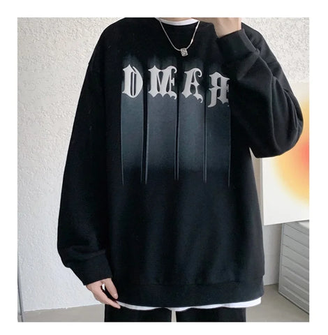 Streetwear Übergroßer Hoodie Harajuku Fashion Casual y2k O Neck Sweatshirts