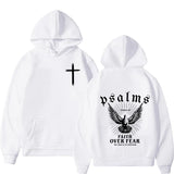 Christian Jesus Faith Over Fear Bible Verse Hoodies