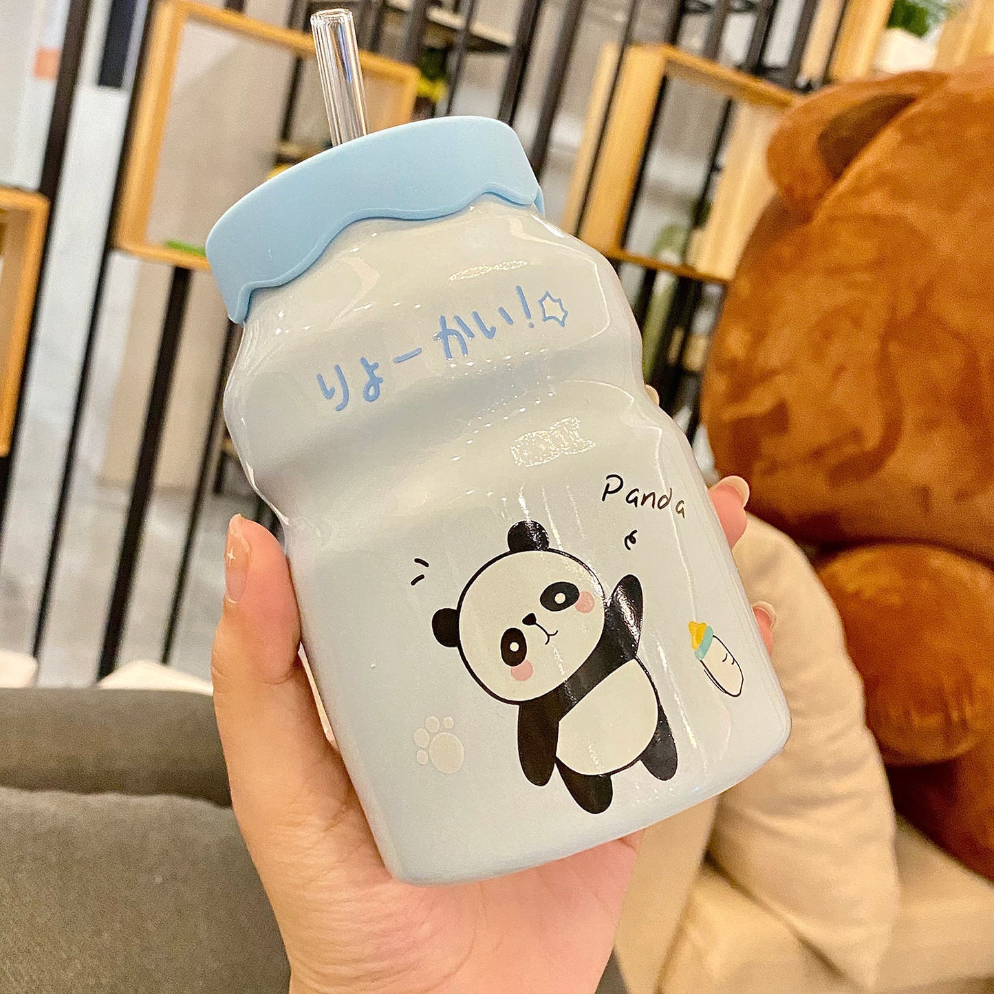 Mugs Cartoon Pictures Water Cup Bottle Girls Children