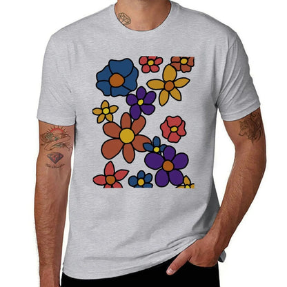 Flower Doodle Graphic Aesthetic T-Shirt