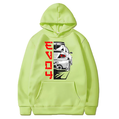 Men Hoodie Harajuku Cartoon Anime Kawaii Car Casual