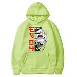 Männer Hoodie Harajuku Cartoon Anime Kawaii Auto Casual