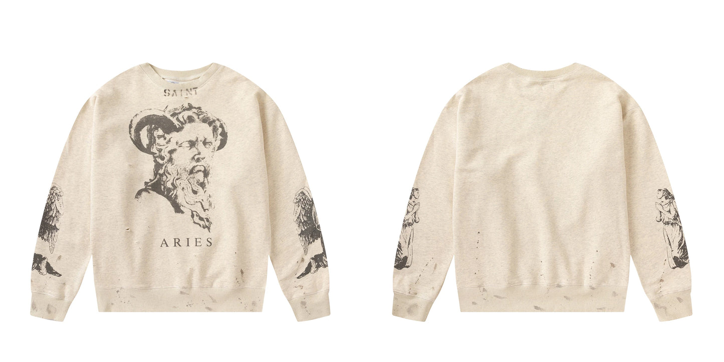 Saint of Michael Oversized Graphic Hoodie Men’s Streetwear Yao