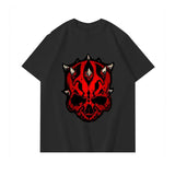 Maul Skull Men's Cotton Hip Hop Streetwear T-Shirt