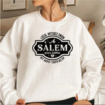 Salem Witches Union Local Sweatshirt Halloween Crewneck Style