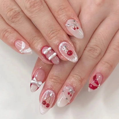 Cherry Blossom Nails Art
