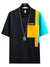 Mens Oversized T Shirt Cooling Fabric Colorblock Summer Breathable