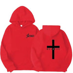 Men's Believe Cross Jesus Printed Hoodies Man