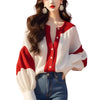 Spring Summer Chiffon Patchwork Blouse Women Loose Vintage