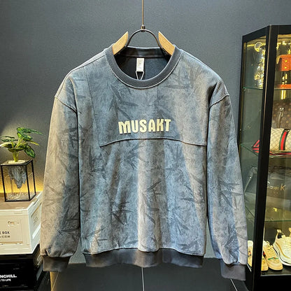 Fashion Men’s 2024 Fall Long Nightgown Casual Loose Fit Loungewear