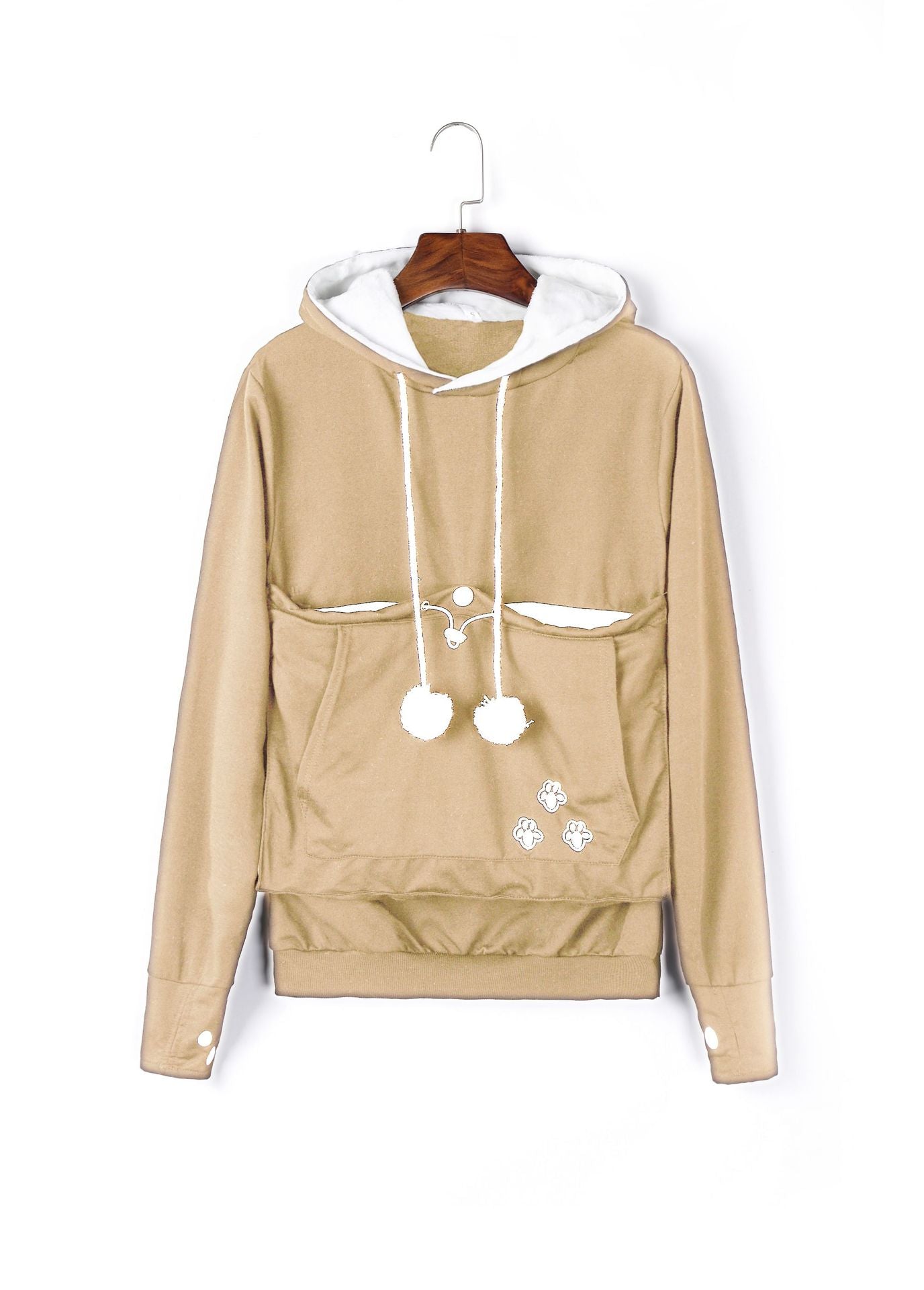 Sweatshirt Hoodie Damen Haustier Kapuze