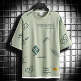 Kurzarm-T-Shirt aus Polyester für Herren, hochwertige Top-T-Shirts, klassisch