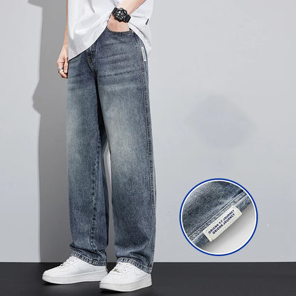 Wide Leg Trendy Denim Jeans Street Wear Summer Autumn