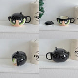 Charming Cartoon Girl Ceramic Mug