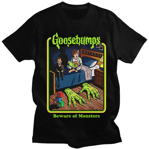 Vintage Goosebumps Horror Anime Men Women T-Shirt