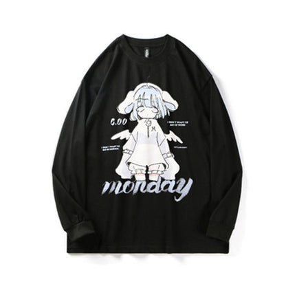 Hoodies Women Japanese Harajuku Cute Cartoon