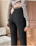 2023 frühjahr Neue Hohe Taille Skinny Jeans Modische frauen Slim Stretch