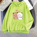 Hoodie Women Printed Cartoon Panda Bear Harajuku Unisex