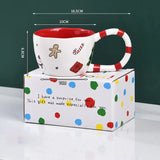 350ML Christmas Coffee Mug Ceramic Cup Winterp