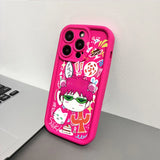 2024 Silica Gel Cute Kitty Boy Phone Case For Shockproof