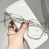 Transparent Anti-Blue Light Round Eyeglasses
