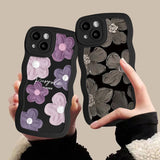 Silicone Curly Bumper Wave Phone Case For iPhone