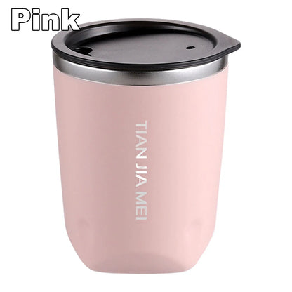 Stainless Steel Coffee Cup Double Layer Vacuum Insulation Cup Office Mug Outdoor