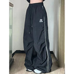 Übergroße Streetwear-Hip-Hop-Cargohose mit hoher Taille für Damen