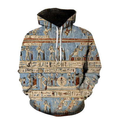 Streetwear Hoodies Men Ancient Horus Egyptian God Eye of Egypt Pharaoh Anubis