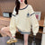 Womens Oversized Korean Style Hoodie Lightweight Casual Jacket