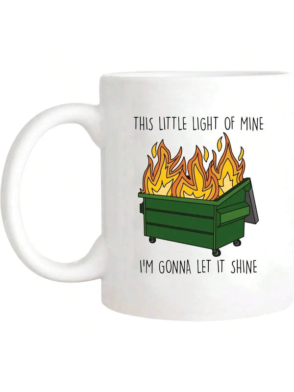 Dumpster Fire Racoon Mug Trash Animal Racoon Gifts