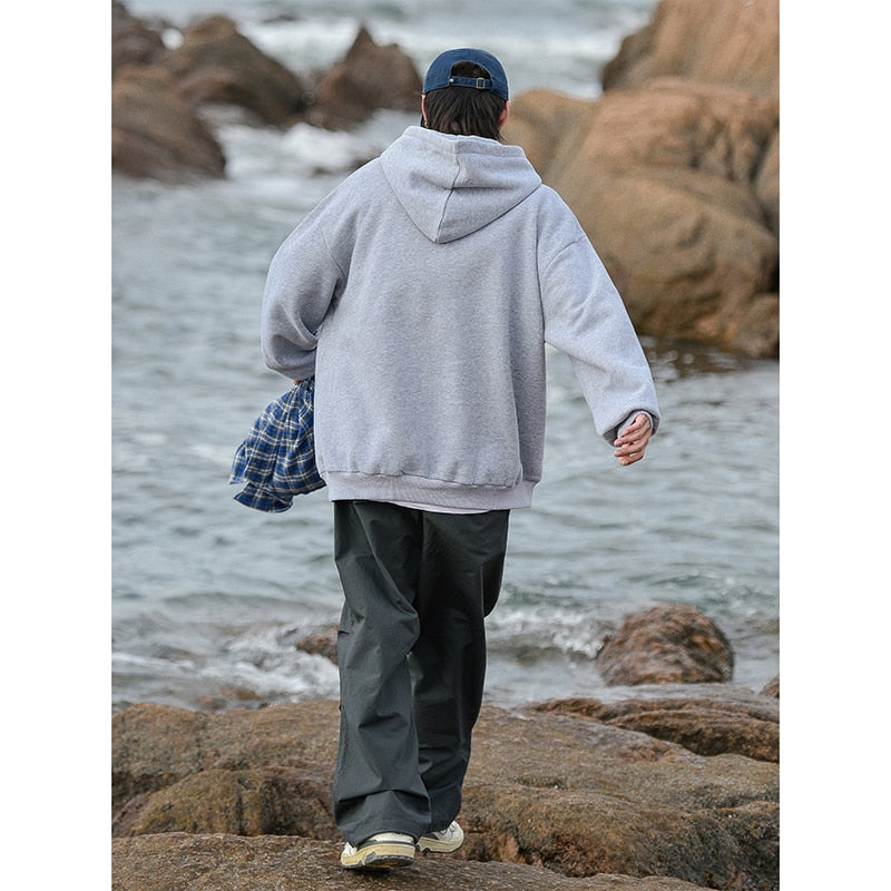 Hoodie Men Fashion Casual Oversized  Loose Hooded