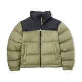 Men Winter Fluffy Puffer Jacket Thick Warm Streetwear Coat