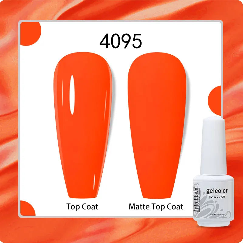 8ml Pure Color Gel Nail Polish Nail Art Manicure Semi Permanent