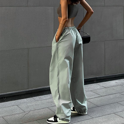 Trousers Women Casual Outfits Streetwear Baggy Wide Leg Sweatpants - xinnzy