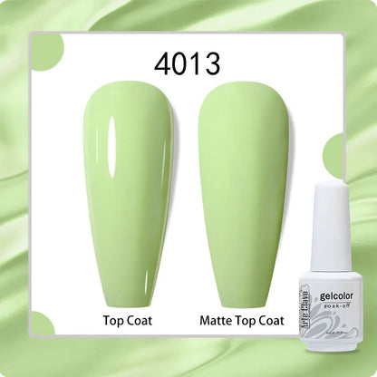 8ml Pure Color Gel Nail Polish Nail Art Manicure Semi Permanent