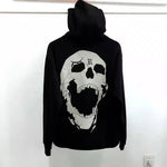 Hooded Graphic Top Baggy with Orint on Hoodies Loose Sweatshirt Pullovers