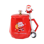 400ml Cartoon Santa Claus Elk Ceramic Mug