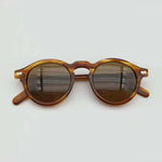 Vintage Round Acetate Sunglasses