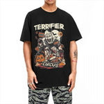 Terrifier T-Shirt Sommer Halloween ästhetische T-Shirts Baumwolle trendige cool