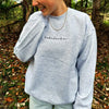 Tetelestai Embroidered Christian Sweatshirt Vintage Loose Warm Pullover
