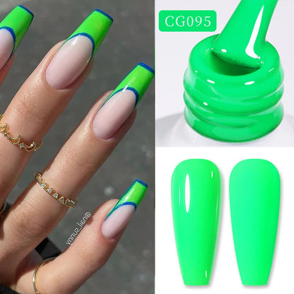 10ml Glitter Silver Liner Paint Gel Nail Polish Line Stripe Gel Vernis Semi Permanent