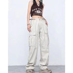 Y2K Street Retro Women's Casual Mopping Pants