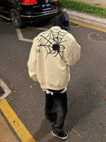 Autumn and Winter 2024 Trendy Spider Embroidered Baseball Jacket