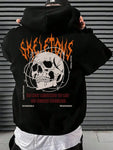 Skeletons Entangled In Thorns Bedruckter Streetwear-Männer-Cartoon-Kreativ-Hoodie